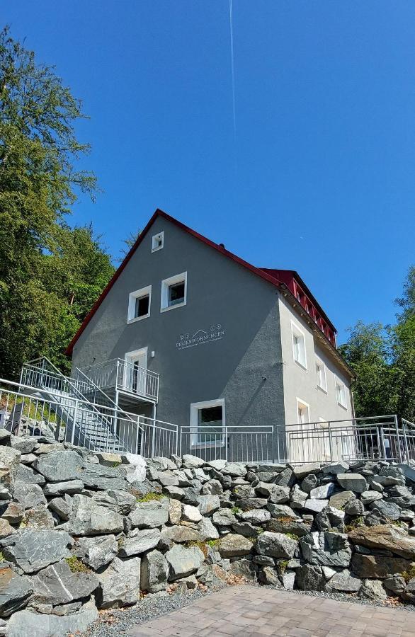 Am Quellenhaeuschen Apartment Naila Bagian luar foto